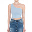 One shoulder Runched side