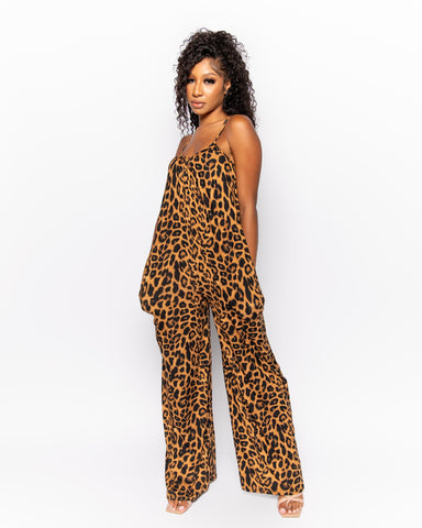 Hot Girl Jumpsuit (Cheetah)