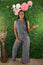 Basic Stripe Jumpsuit